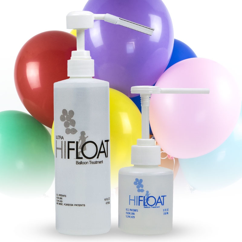 Обработка Hi-Float продлевает полёт гелиевых шаров