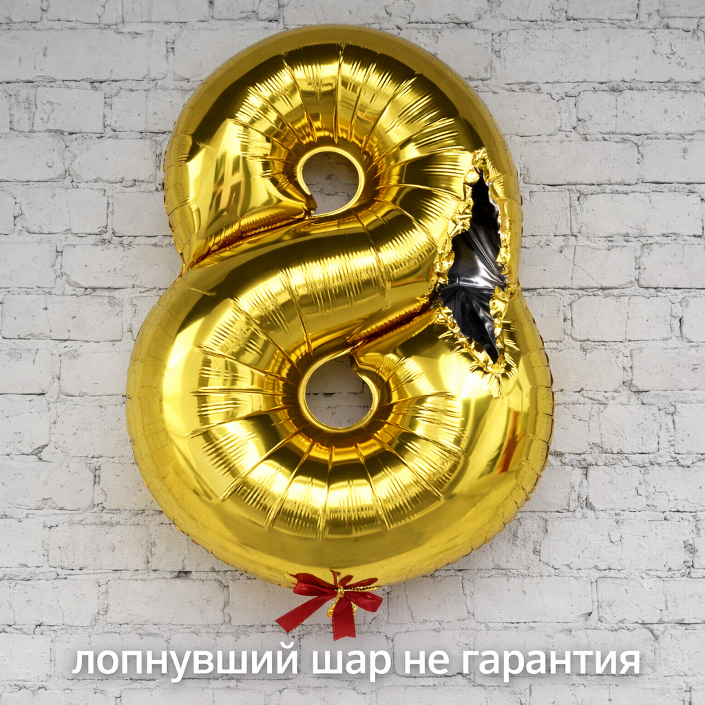 Лопнувший фольгированный шар — не гарантийный случай