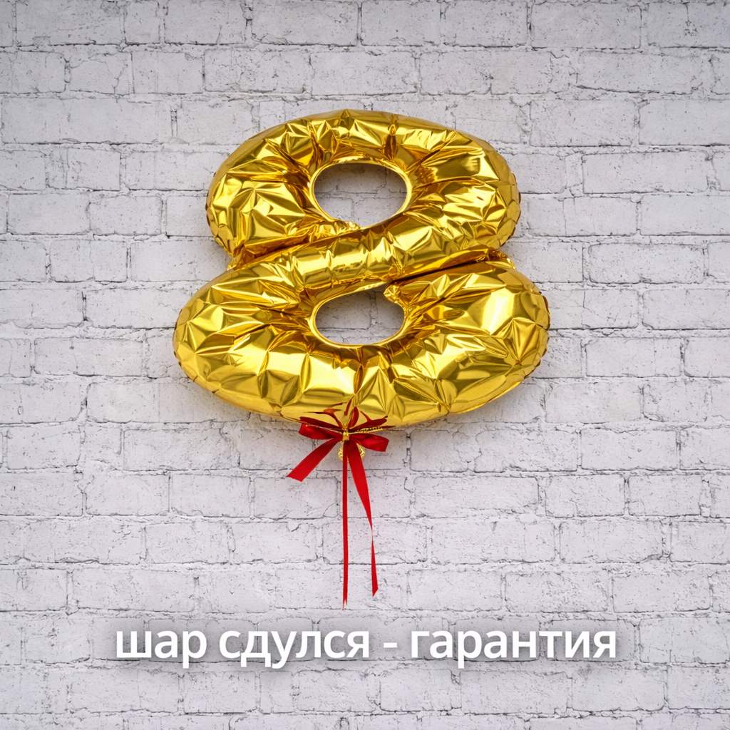 Сдувшийся фольгированный шар — гарантийный случай