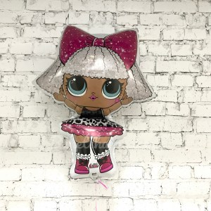 Кукла ЛОЛ Дива в розовом банте и ярком платье, популярный персонаж для детского праздника, купить в Букет шаров Измайлово.