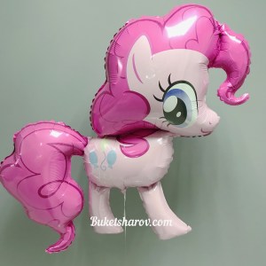 Розовая пони Пинки Пай из мультфильма My Little Pony для праздника, купить в Букет шаров Измайлово.