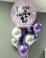 Кате снова 18 букет шаров с гелием купить