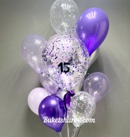 shar-s-konfetti-45sm-s-cifroj-i-fioletovo-sirenevyj-buket