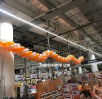 Висячая гирлянда для магазина ОБИ букет шаров купить